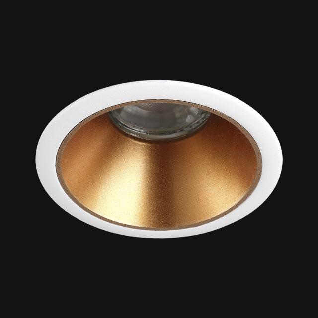 фото встраиваемый светильник crystal lux clt 052c wh-go | 220svet.ru