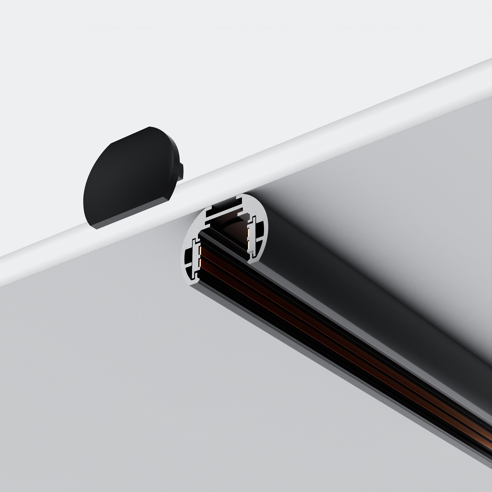 фото шинопровод магнитный накладной-подвесной maytoni busbar trunkings exility trxm034-r-412b | 220svet.ru