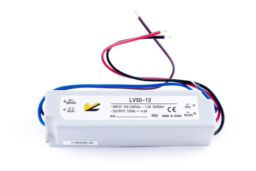 фото блок питания swg 12v 50w ip67 4a lv-50-12 000101 | 220svet.ru