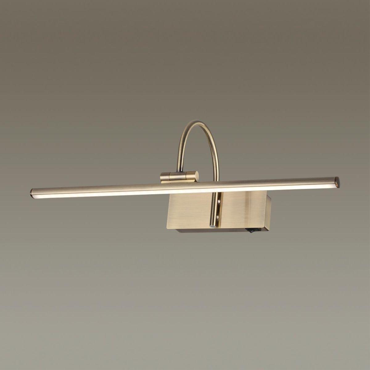 фото подсветка для картин odeon light geba 4911/8wl | 220svet.ru