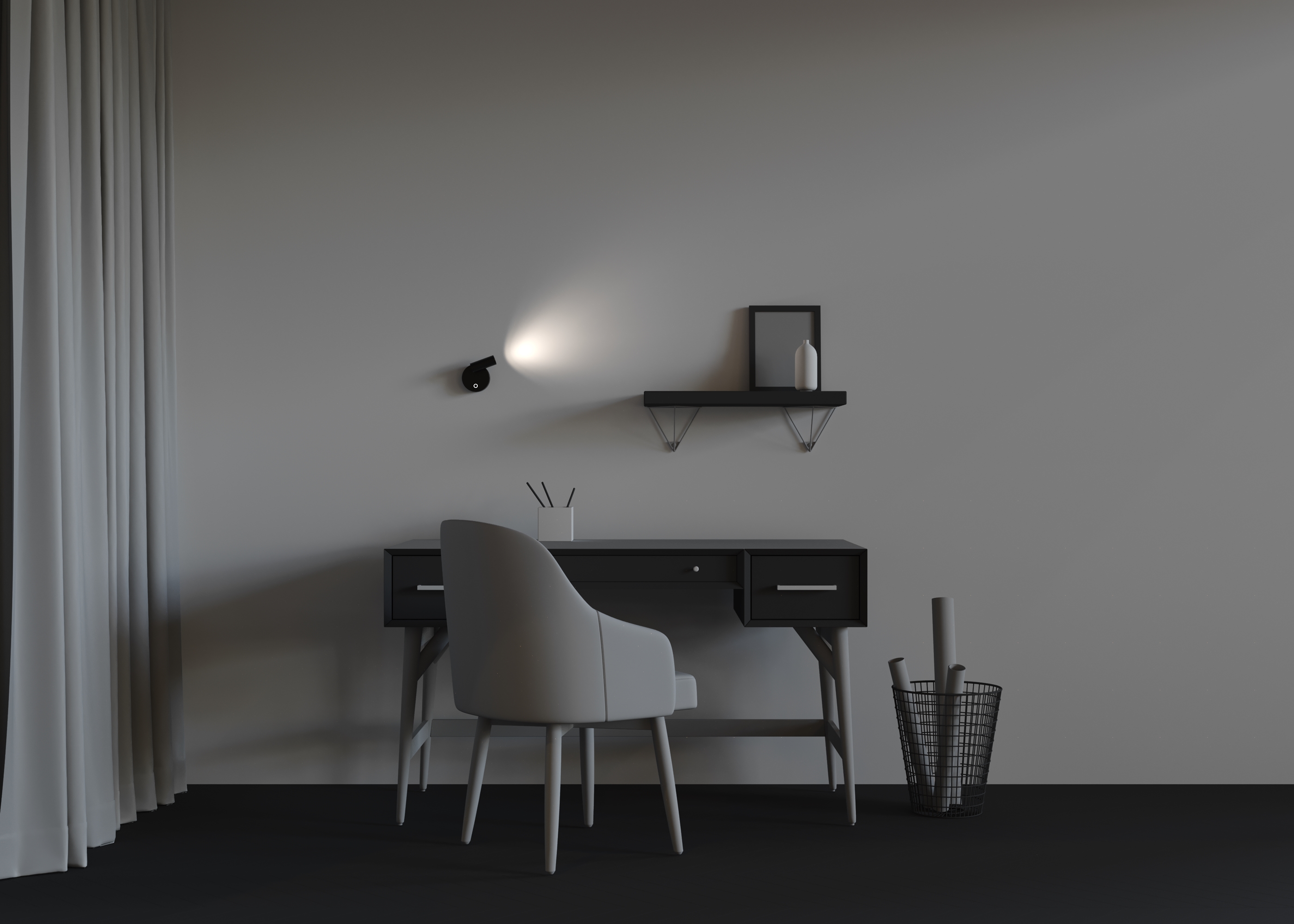 фото настенный светодиодный светильник maytoni twist c079wl-l3b3k | 220svet.ru