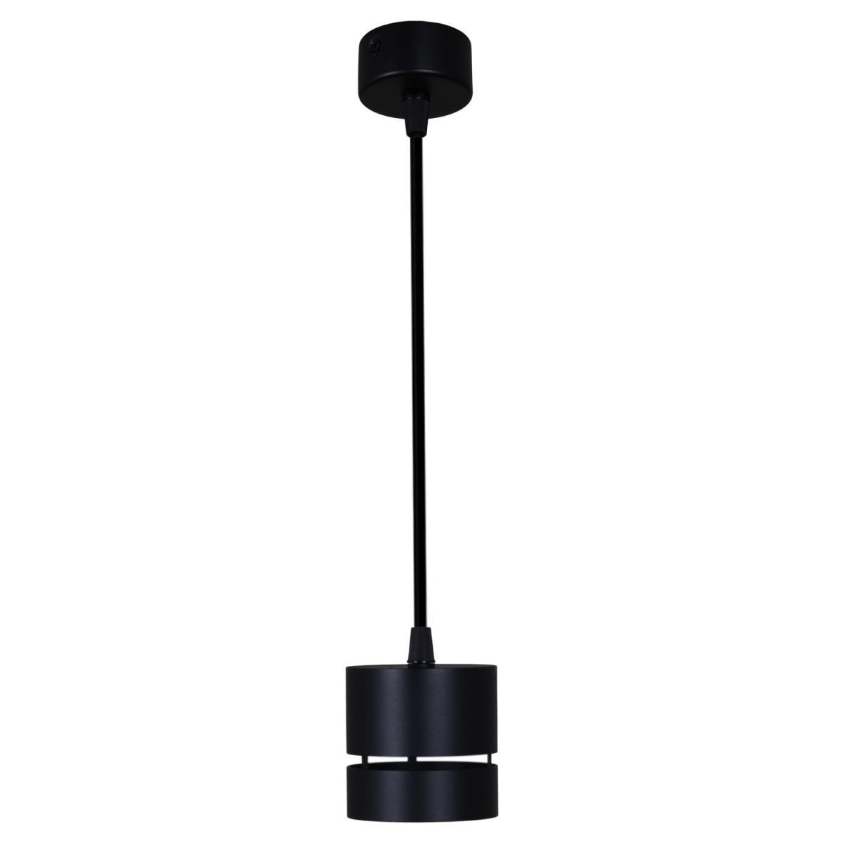 фото подвесной светильник reluce technical 53017-0.9-001mn gx53 bk | 220svet.ru