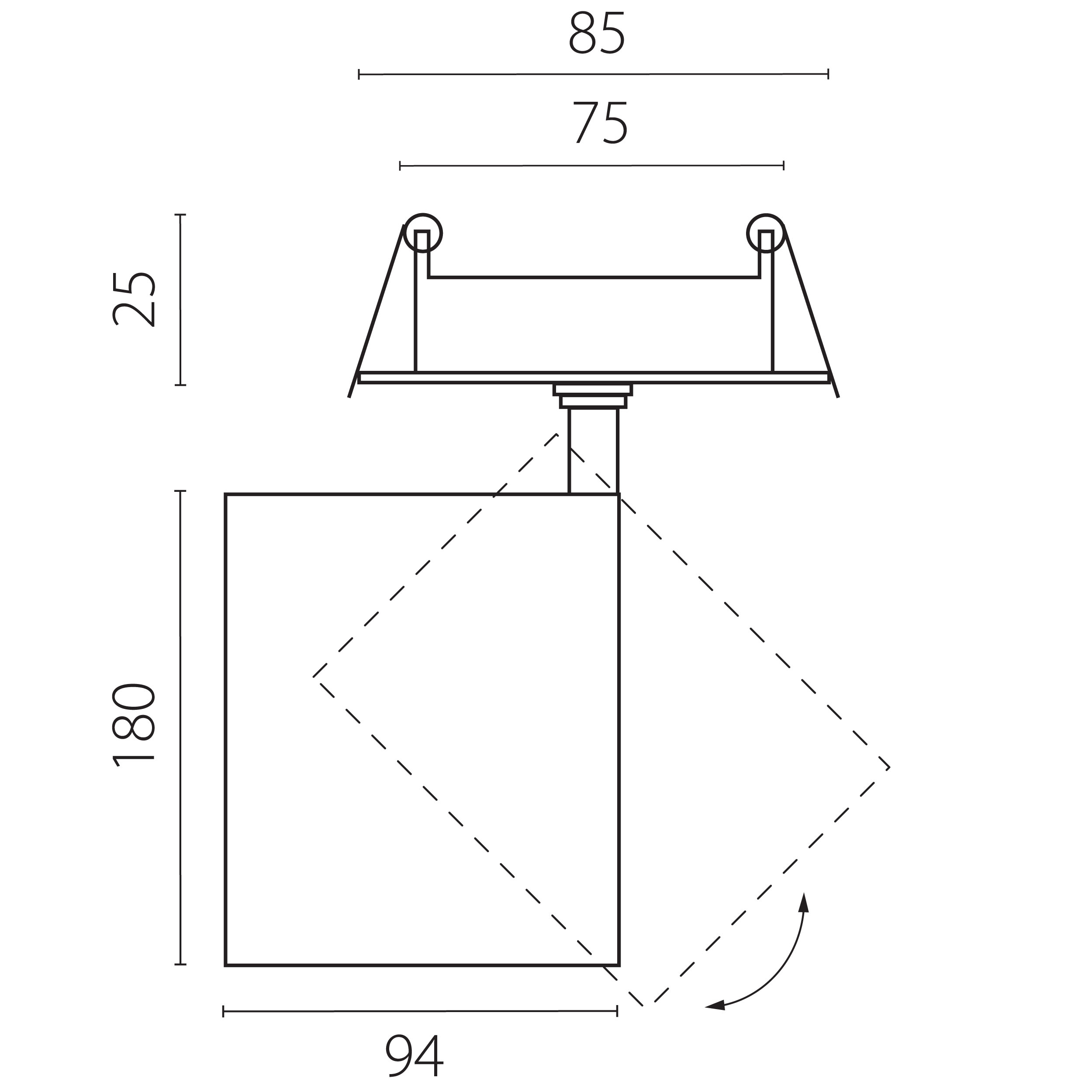 фото встраиваеимый светильник lightstar canno pro c4407rs | 220svet.ru