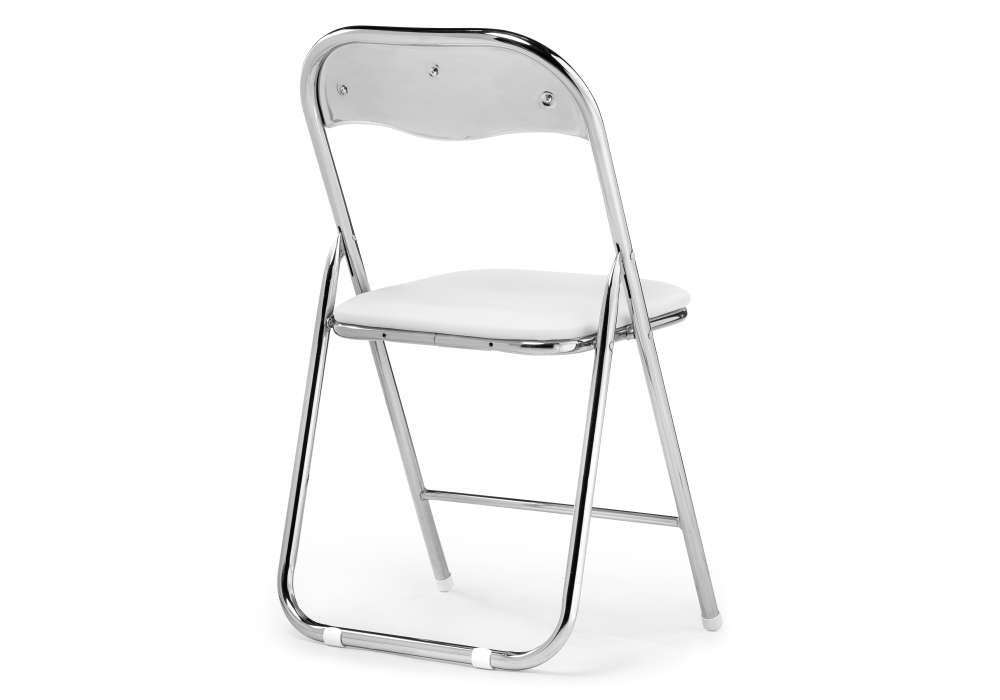 фото стул woodville fold 1 складной white / chrome 15480 | 220svet.ru