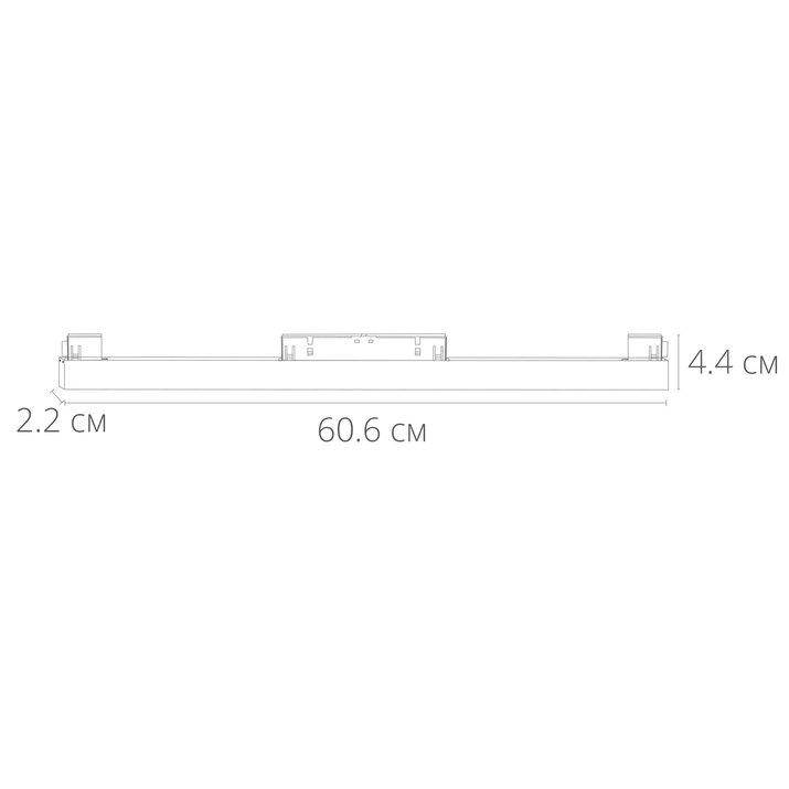 фото трековый магнитный светодиодный светильник arte lamp linea a4643pl-1bk | 220svet.ru