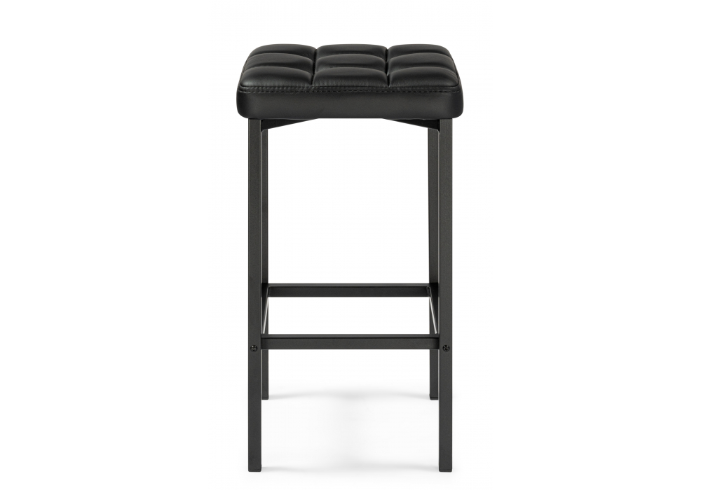 фото барный стул woodville лофт кож.зам. d6 / черный матовый 614941 | 220svet.ru