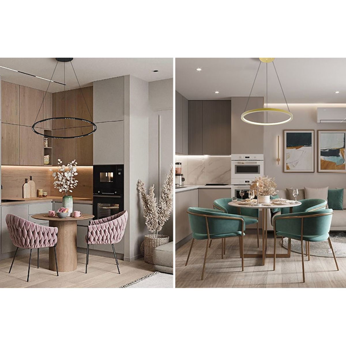 фото подвесной светодиодный светильник italline it013-6027 gold 3000k | 220svet.ru