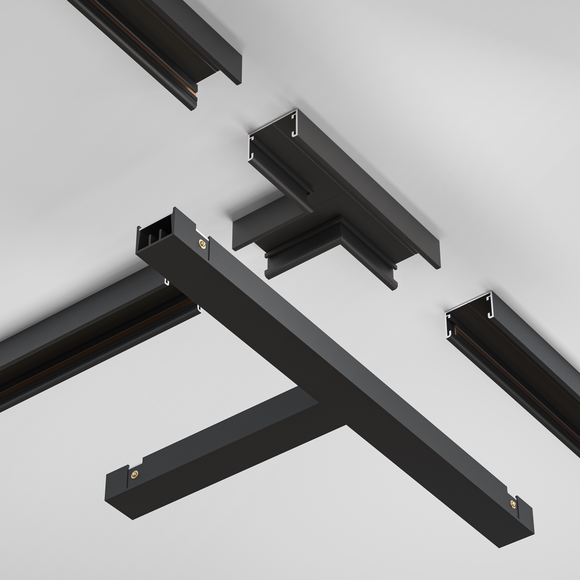 фото соединитель т- образный накладной maytoni basity tra172ct-11b | 220svet.ru