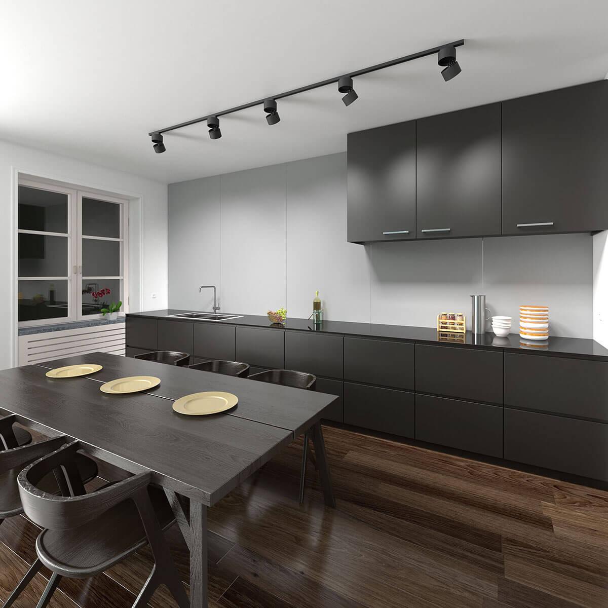 фото трековый светодиодный светильник elektrostandard klips черный 15w 4200k ltb21 a040438 | 220svet.ru