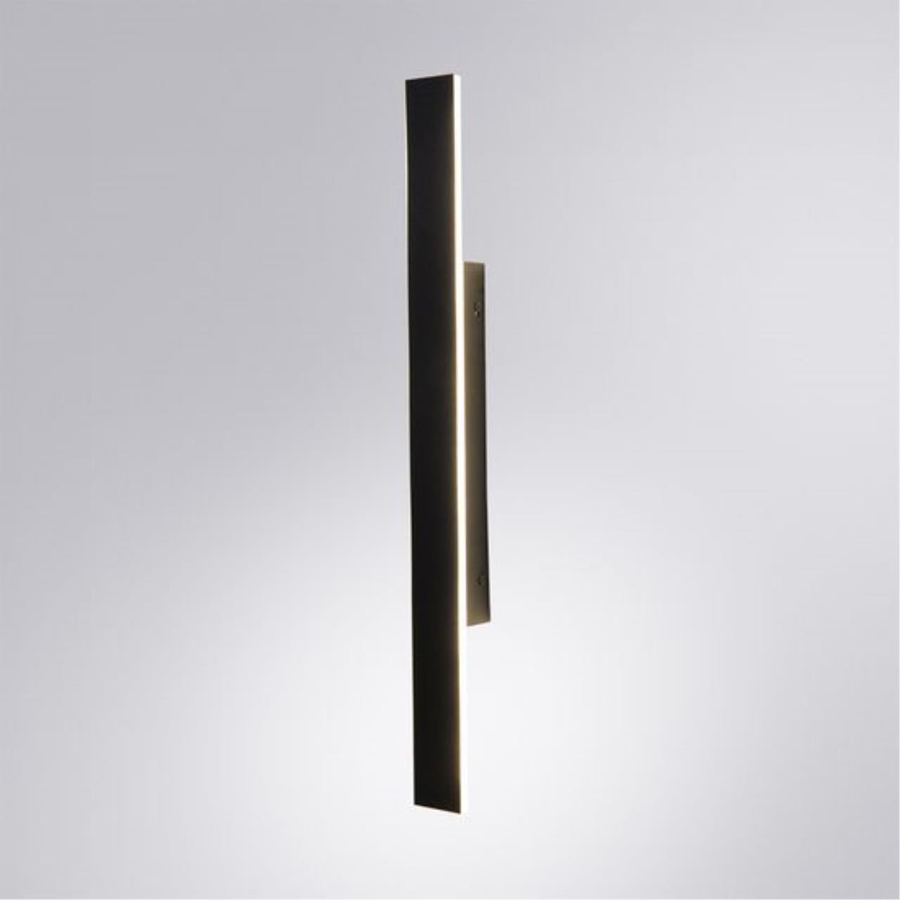 фото уличный настенный светодиодный светильник arte lamp tejat a5416al-1bk | 220svet.ru