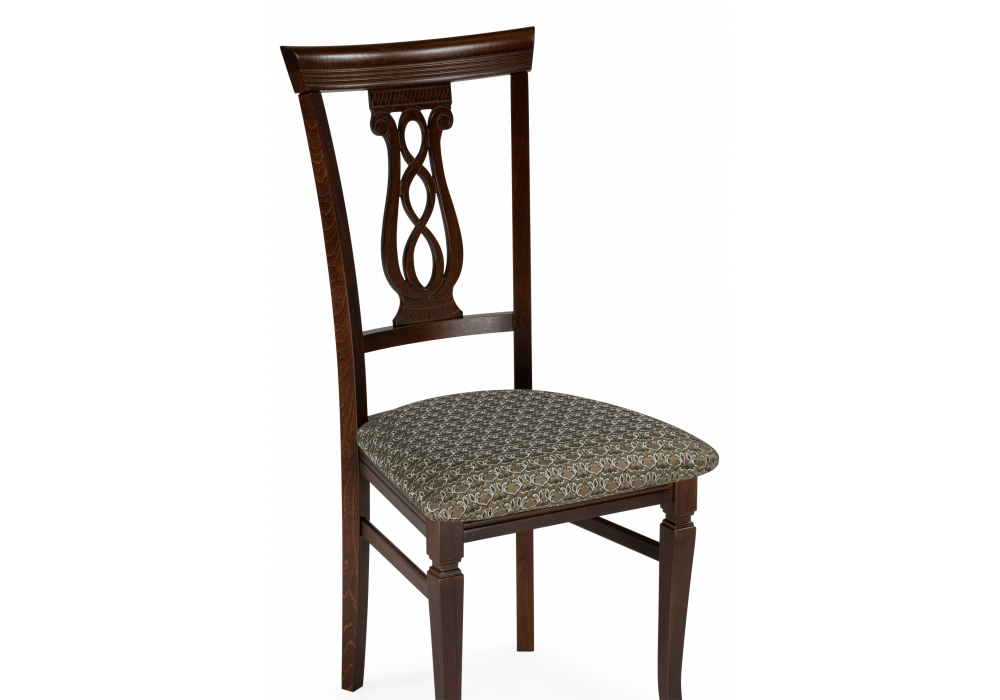 фото стул деревянный woodville флавиан лоди карамель / орех темный 639331 | 220svet.ru
