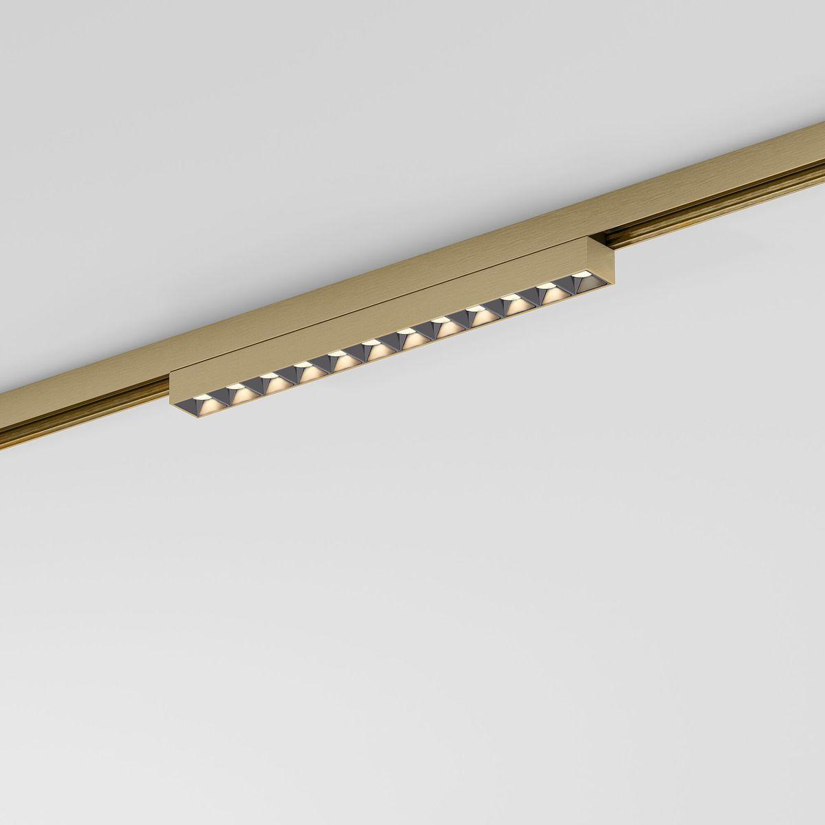 фото трековый магнитный светодиодный светильник elektrostandard brass line 85528/01 a069636 | 220svet.ru