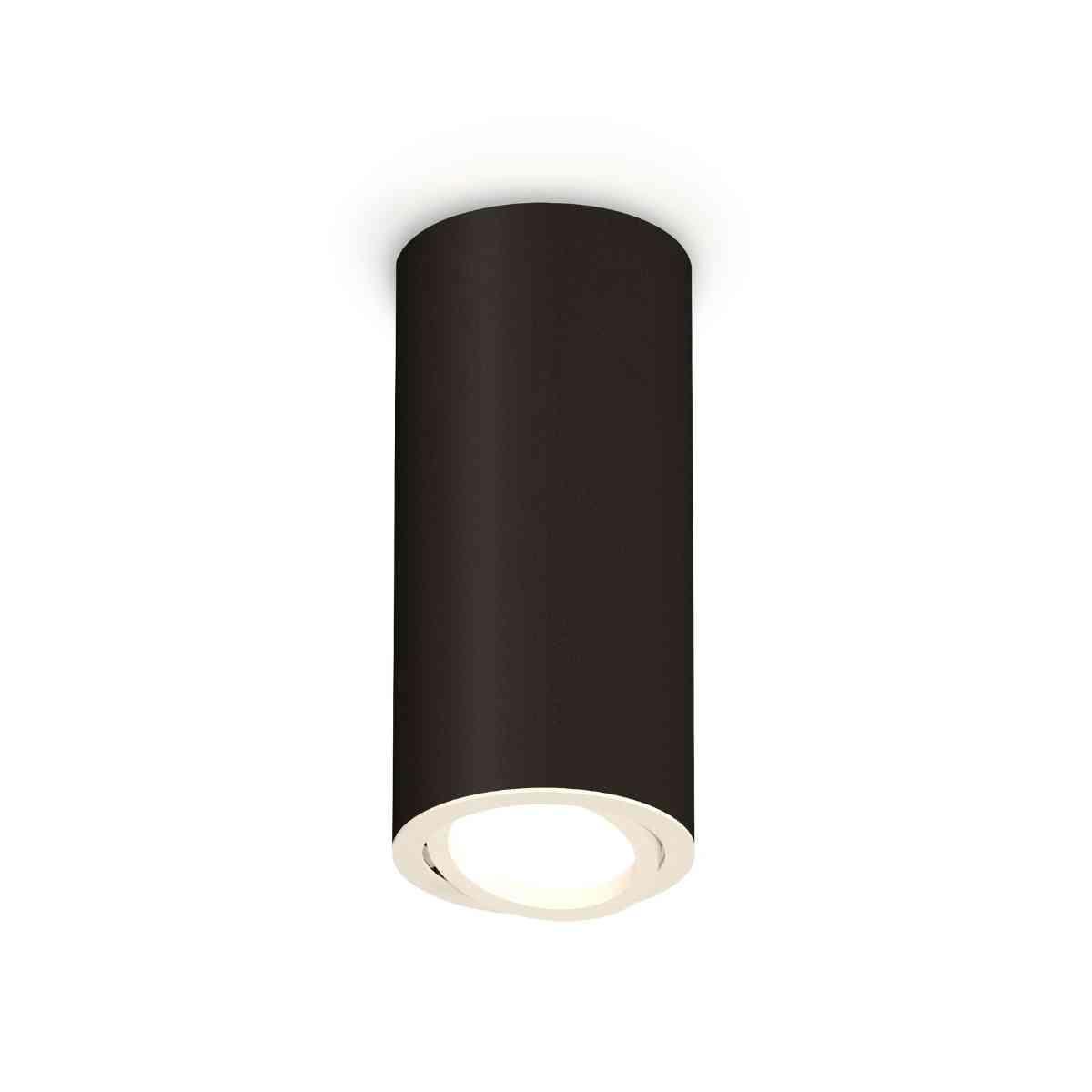 фото комплект накладного светильника ambrella light techno spot xs7443001 sbk/swh черный песок/белый песок (c7443, n7001) | 220svet.ru