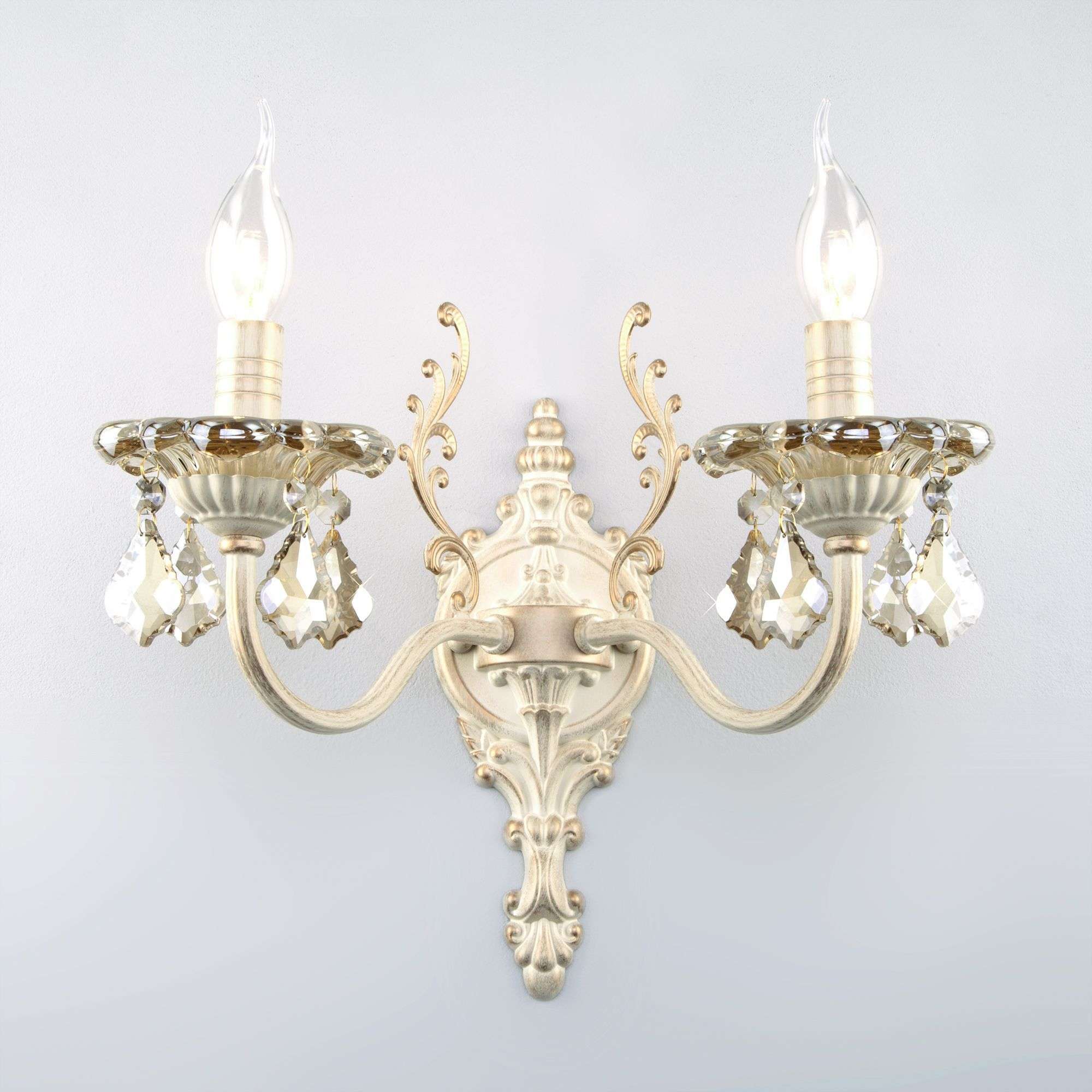 фото бра с тонированным хрусталем eurosvet elisha 3281/2 | 220svet.ru