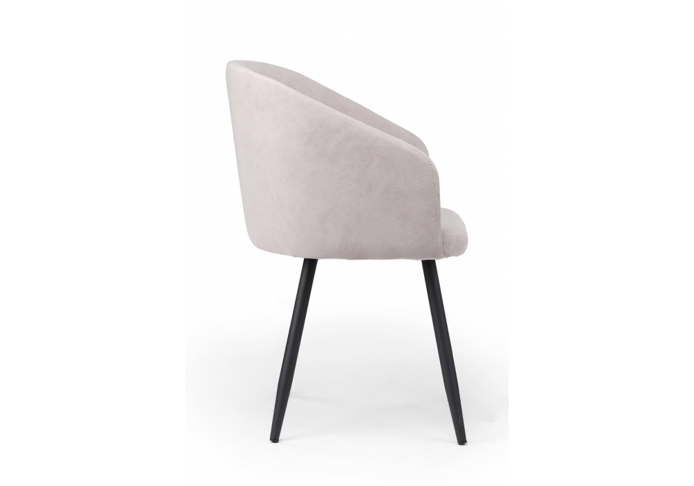 фото стул на металлокаркасе woodville монер 360 светло-серый (glory 36) / черный 632643 | 220svet.ru