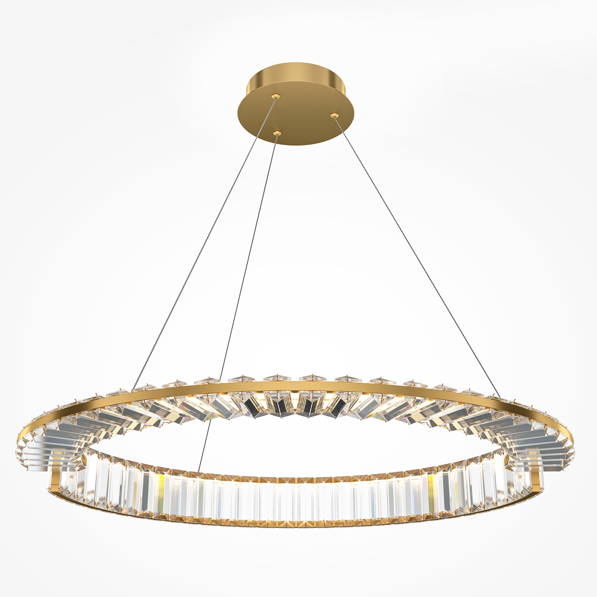 фото подвесная светодиодная люстра maytoni krone p097pl-l36bs3k1 | 220svet.ru