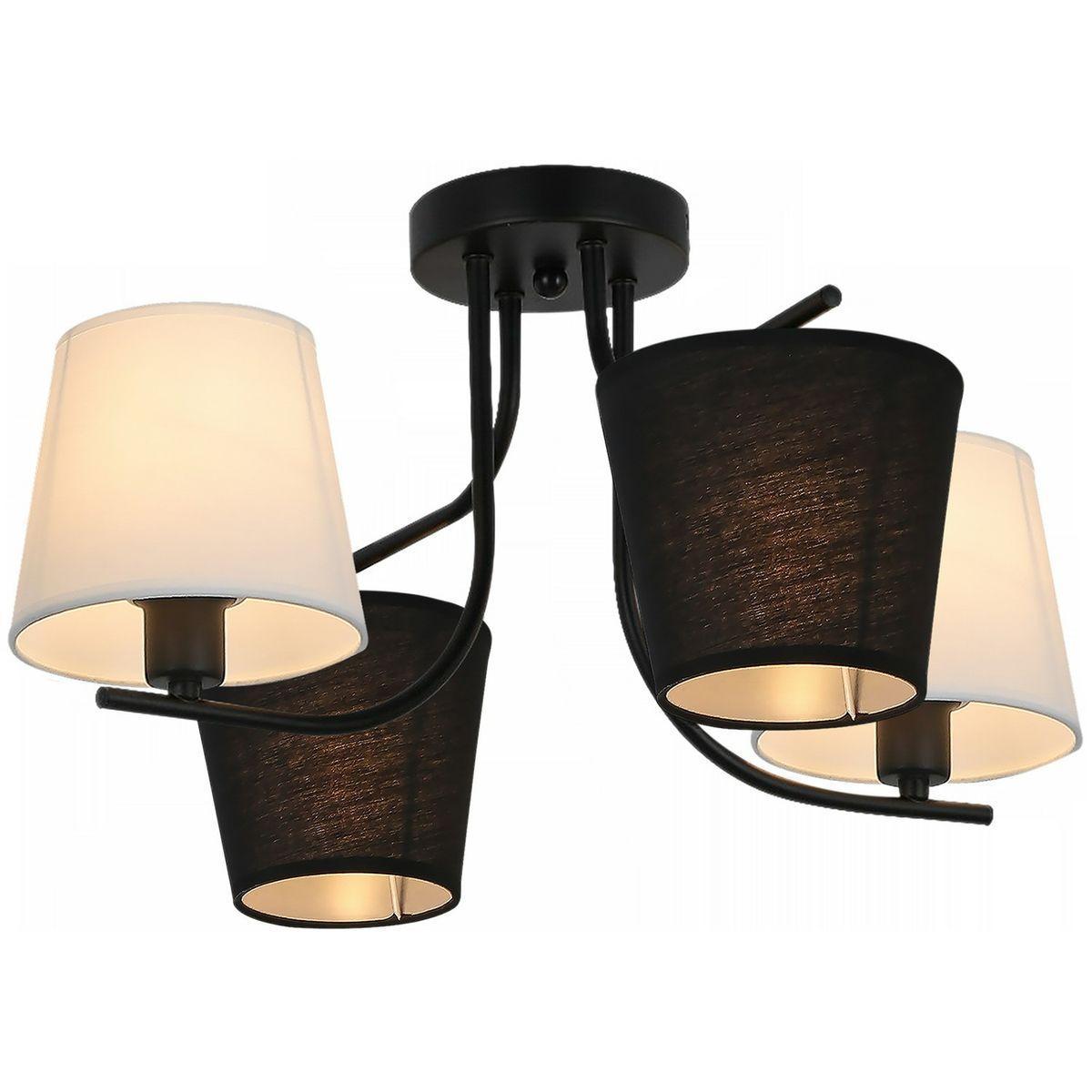 фото потолочная люстра illumico il8135-4cou-79 bk | 220svet.ru