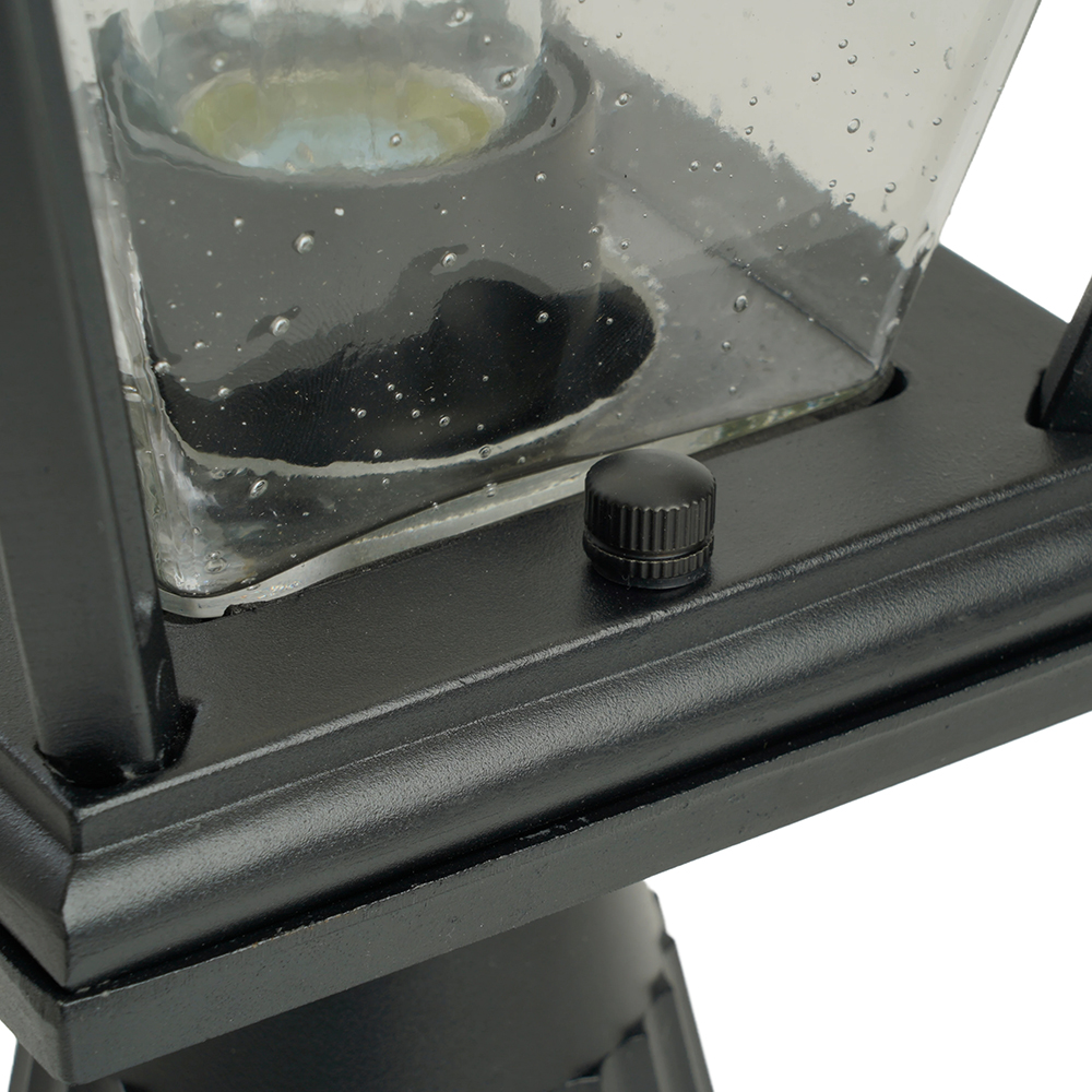 фото светильник садово-парковый feron pl744  на постамент 60w 230v e27, черный 51275 | 220svet.ru