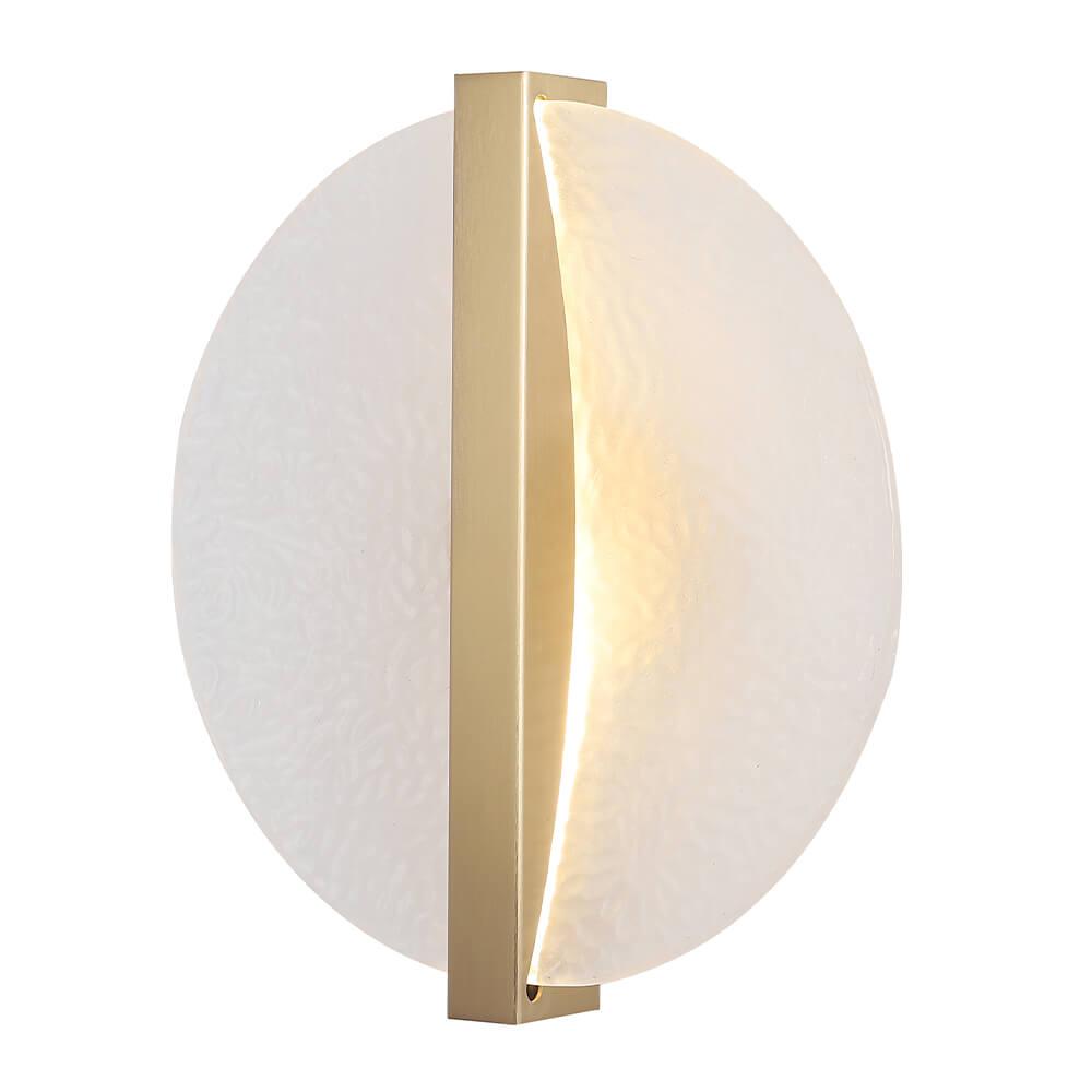 фото настенный светодиодный светильник crystal lux agosto ap5w led brass | 220svet.ru