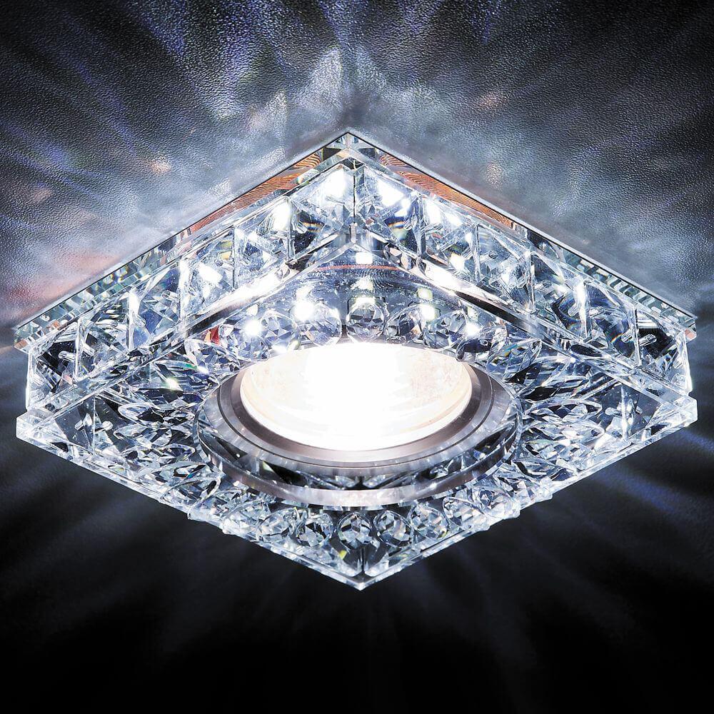 фото встраиваемый светодиодный светильник ambrella light led s251 ch | 220svet.ru