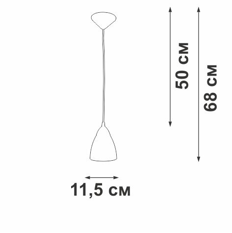 фото подвесной светильник vitaluce v2857-0/1s | 220svet.ru