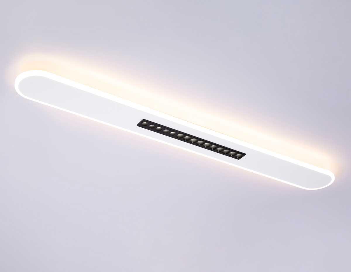 фото потолочный светодиодный светильник ambrella light comfort linetech fl51445 | 220svet.ru
