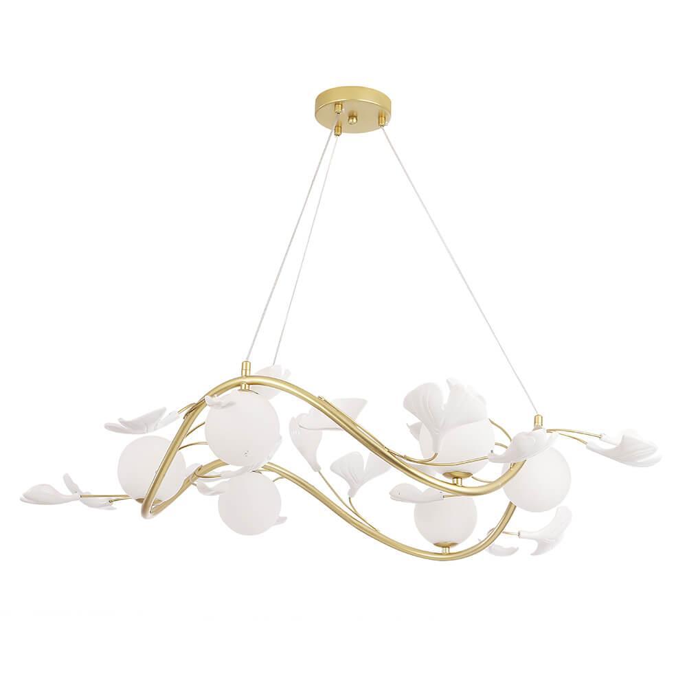 фото подвесная люстра crystal lux colibri sp6 gold | 220svet.ru