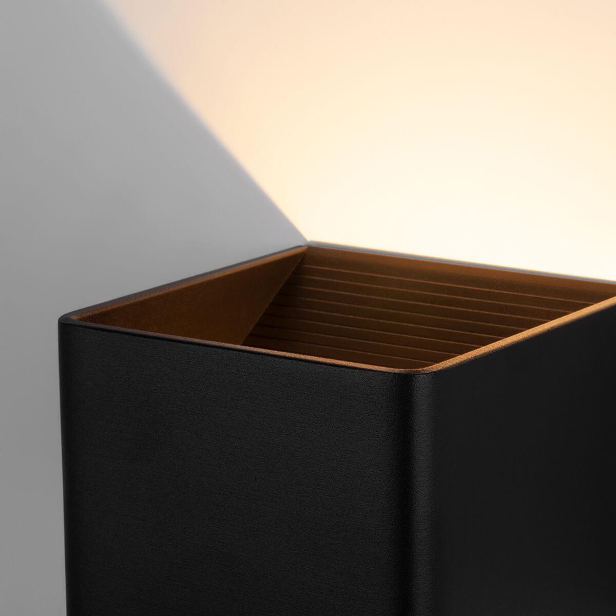 фото настенный светодиодный светильник elektrostandard led черный mrl led 1060 a053071 | 220svet.ru