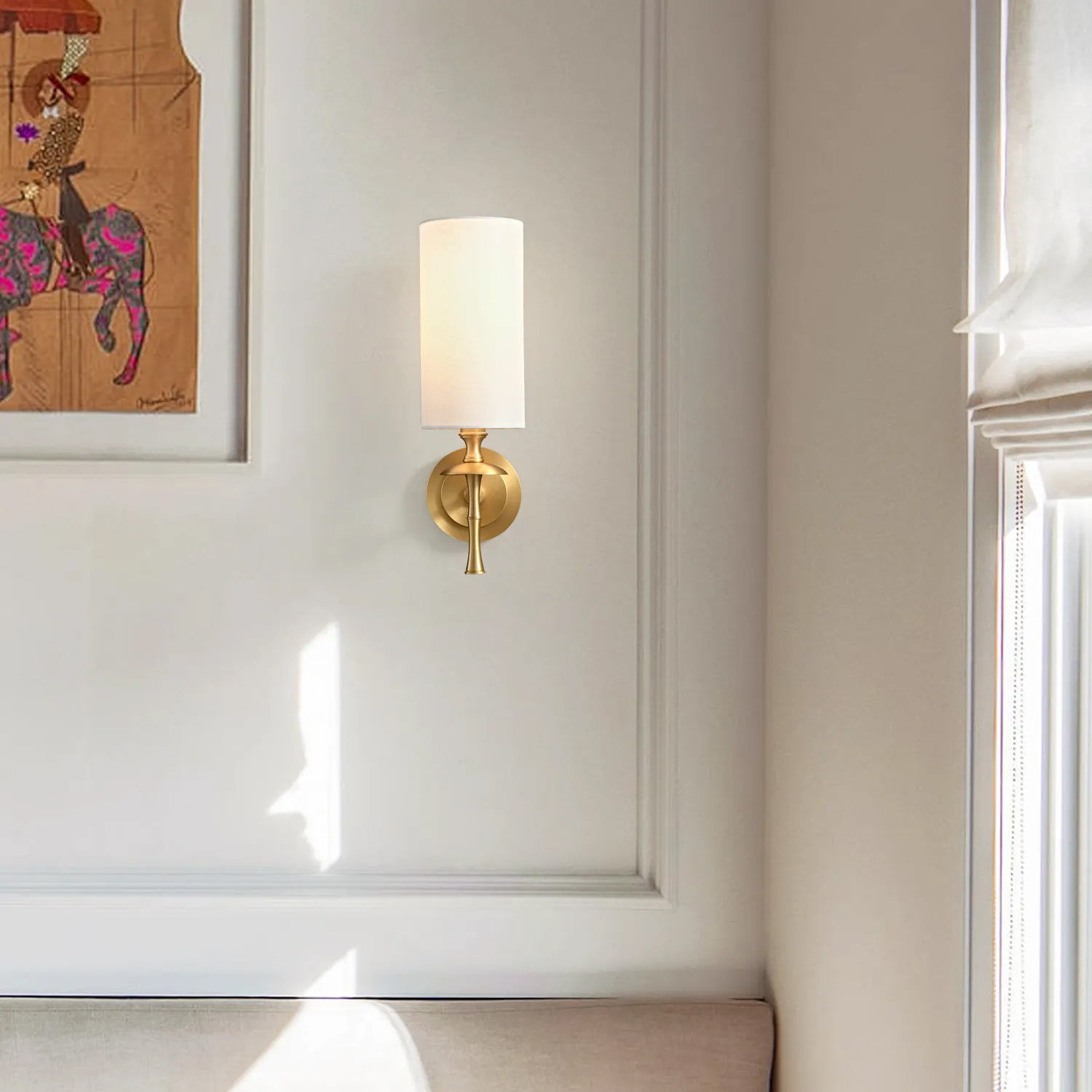 фото бра delight collection mt8865-1w brass | 220svet.ru