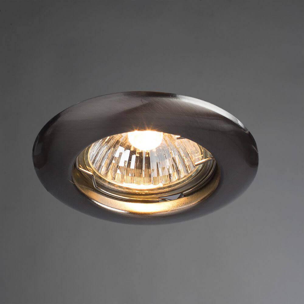 фото встраиваемый светильник arte lamp praktisch a1203pl-1ss | 220svet.ru