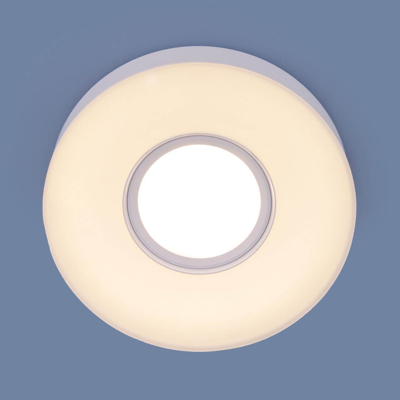 фото встраиваемый светильник elektrostandard 2240 mr16 wh белый a045481 | 220svet.ru