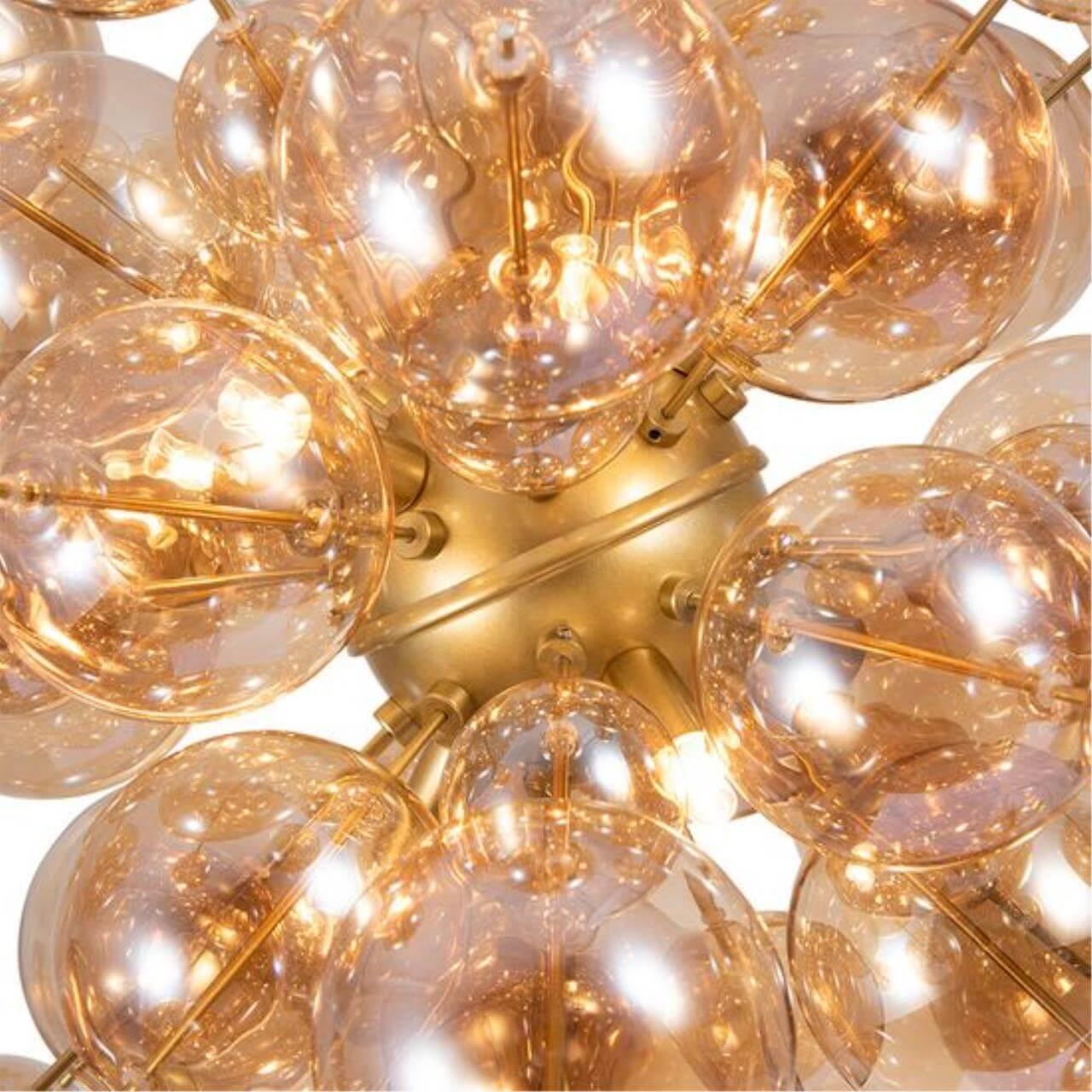 фото подвесная люстра arte lamp molecule a8313sp-9go | 220svet.ru