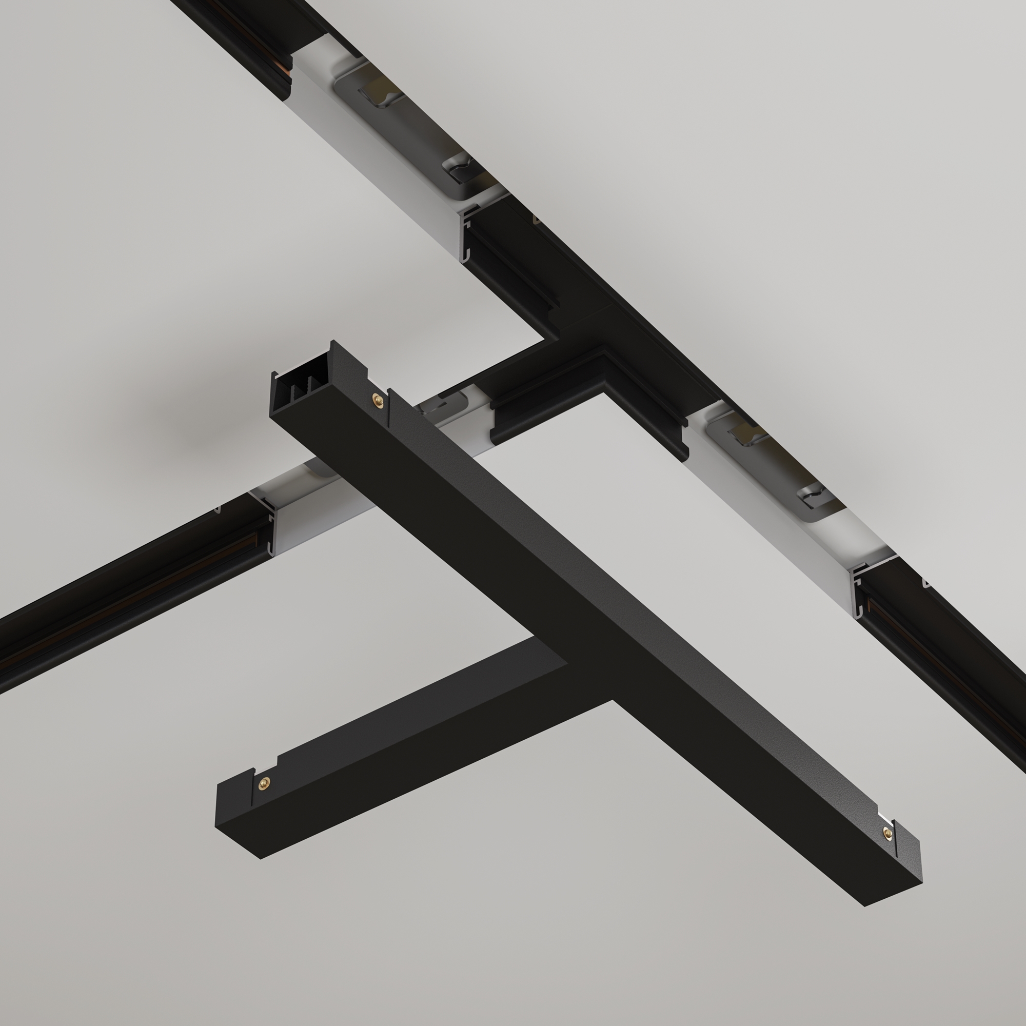 фото соединитель т- образный встраиваемый maytoni basity tra172ct-12b | 220svet.ru