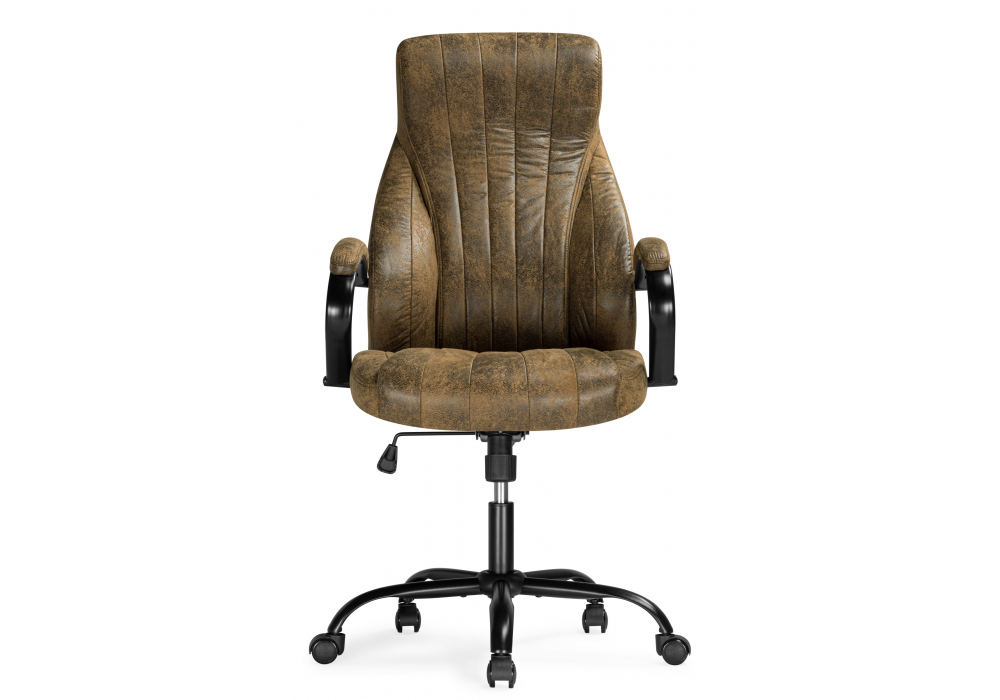 фото компьютерное кресло woodville raker коричневый / черный 15933 | 220svet.ru