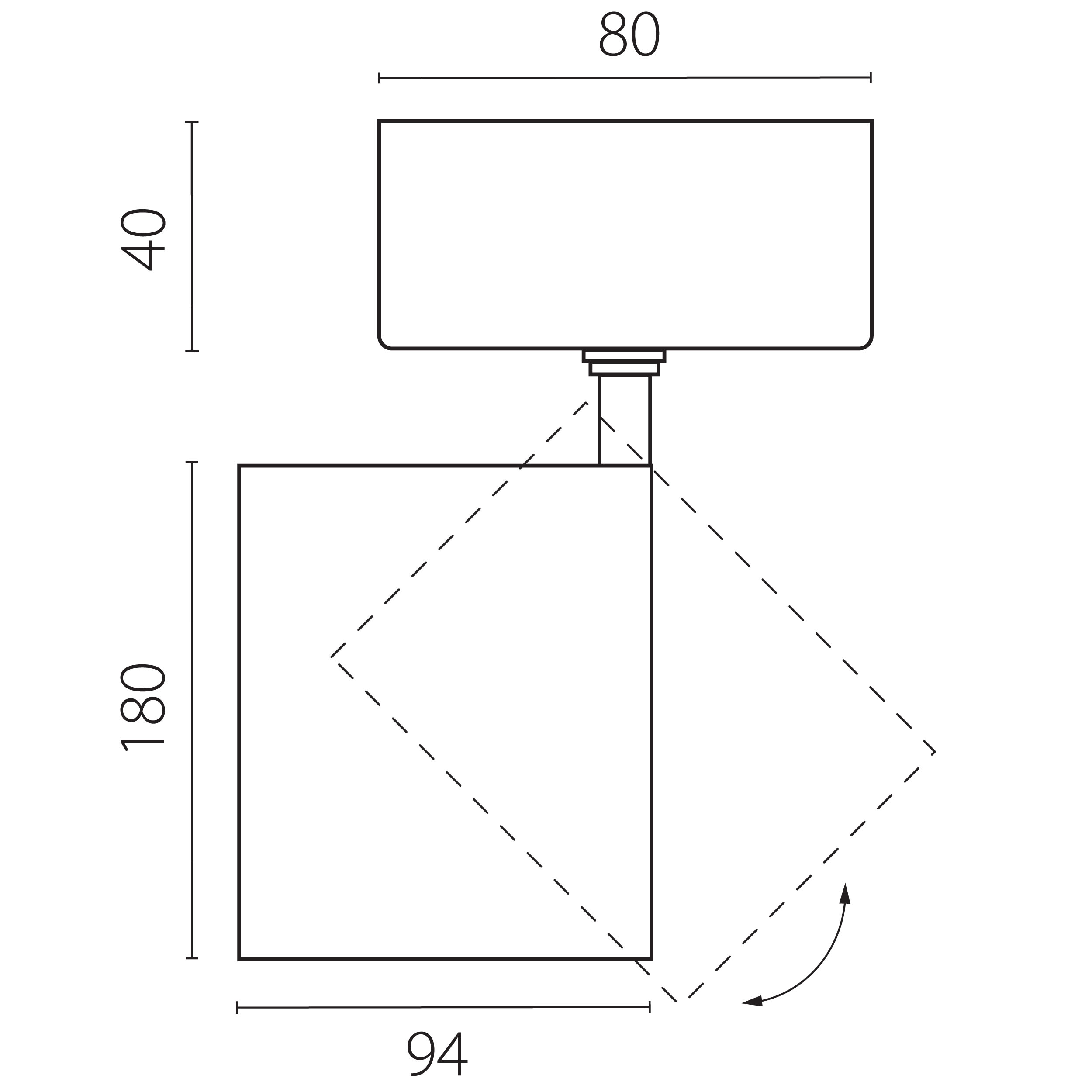 фото накладной светодиодный светильник lightstar canno pro c4406so | 220svet.ru