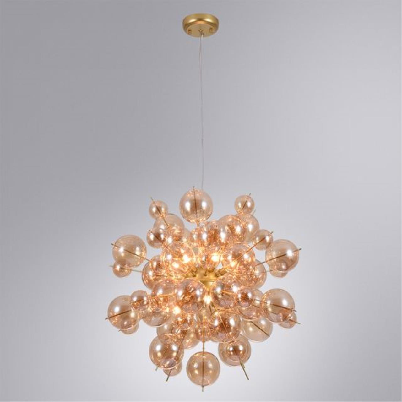 фото подвесная люстра arte lamp molecule a8313sp-9go | 220svet.ru