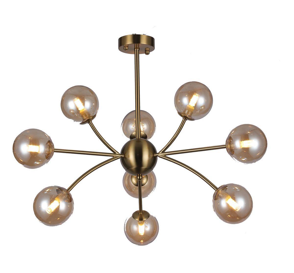 фото подвесная люстра escada infinity 10164/9pl copper | 220svet.ru