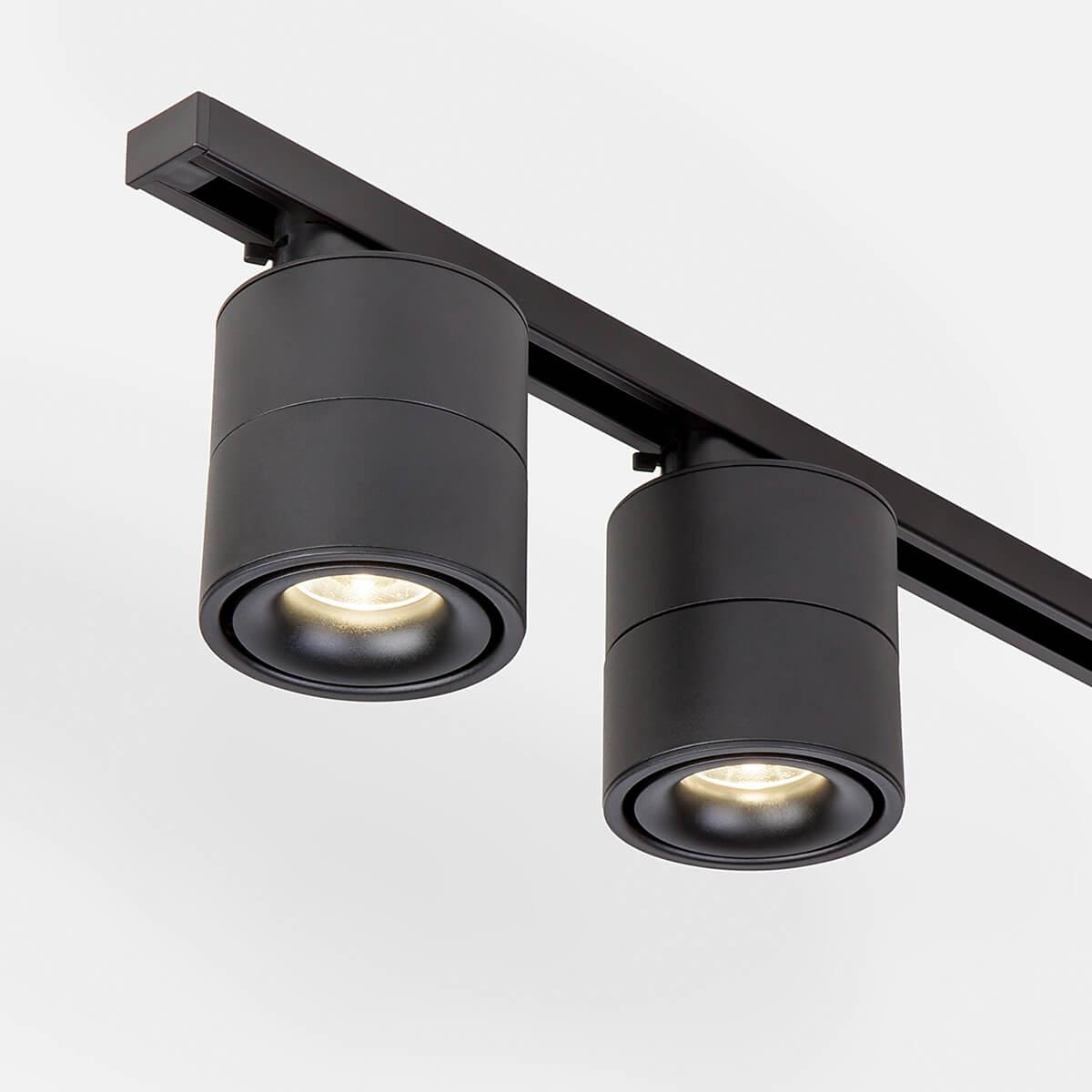 фото трековый светодиодный светильник elektrostandard klips черный 15w 4200k ltb21 a040438 | 220svet.ru