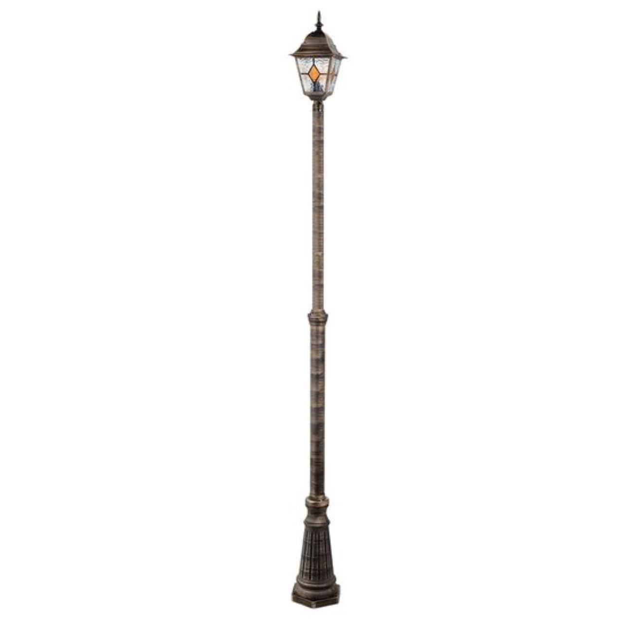 фото садово-парковый светильник arte lamp madrid a1542pa-1bn | 220svet.ru