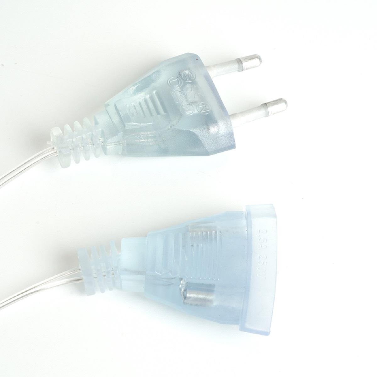 фото светодиодная гирлянда feron занавес 230v 2700k теплый белый с эффектом водопада cl27 48598 | 220svet.ru