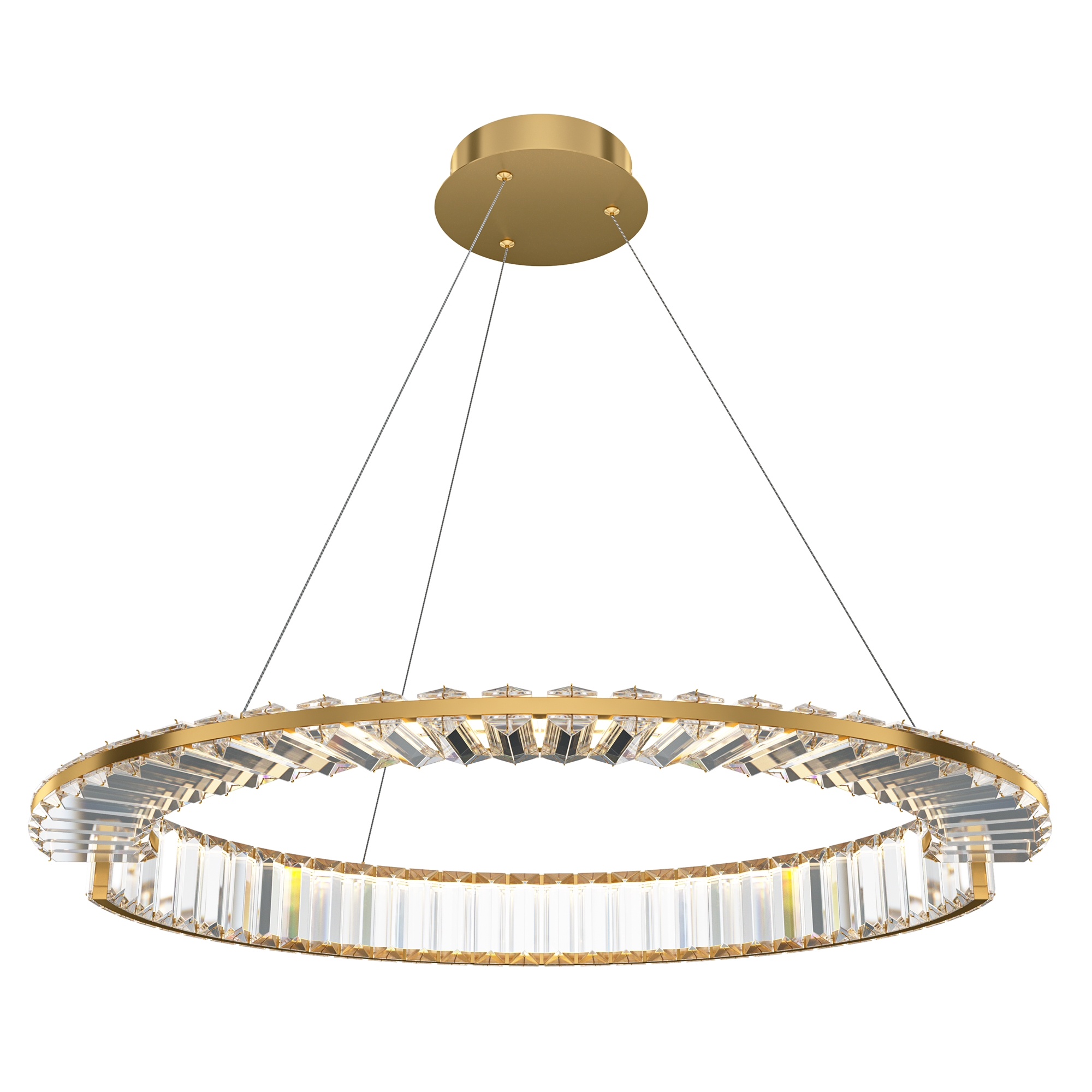 фото подвесная светодиодная люстра maytoni krone p097pl-l36bs3k1 | 220svet.ru