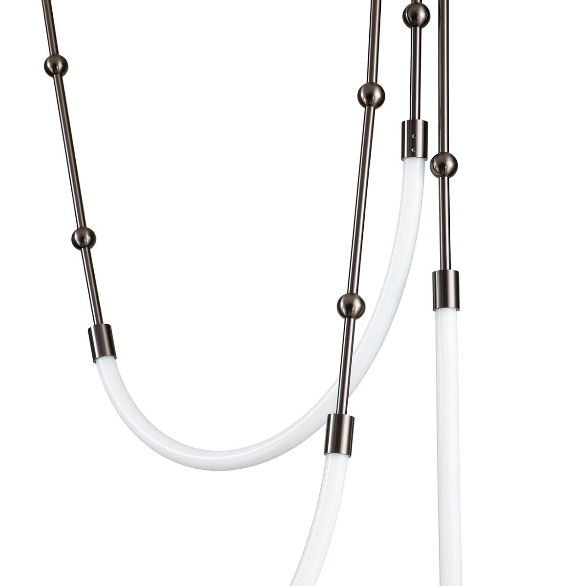 фото подвесной светодиодный светильник indigo corda 14010/3p chrome v000061l | 220svet.ru