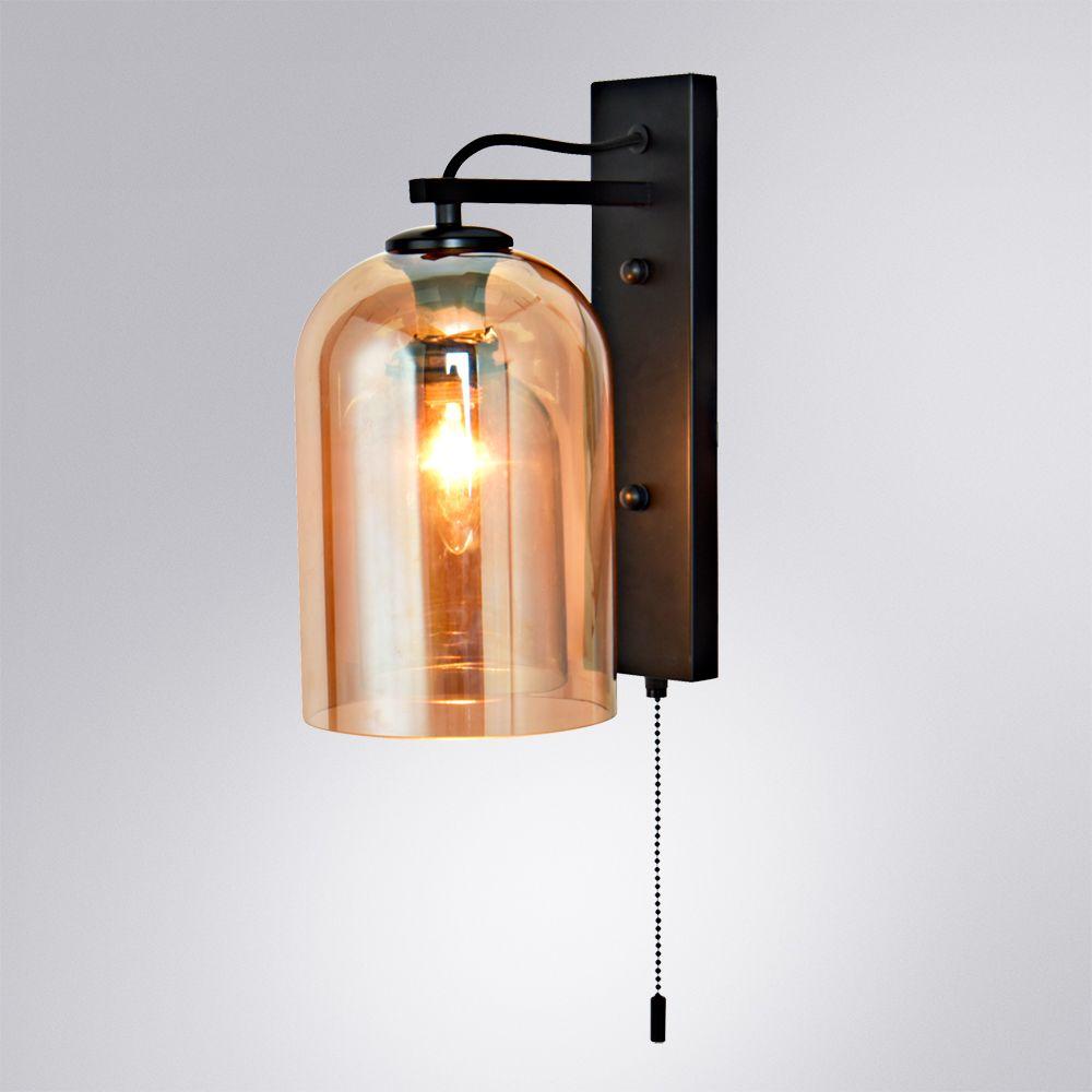 фото бра arte lamp paio a7015ap-1bk | 220svet.ru