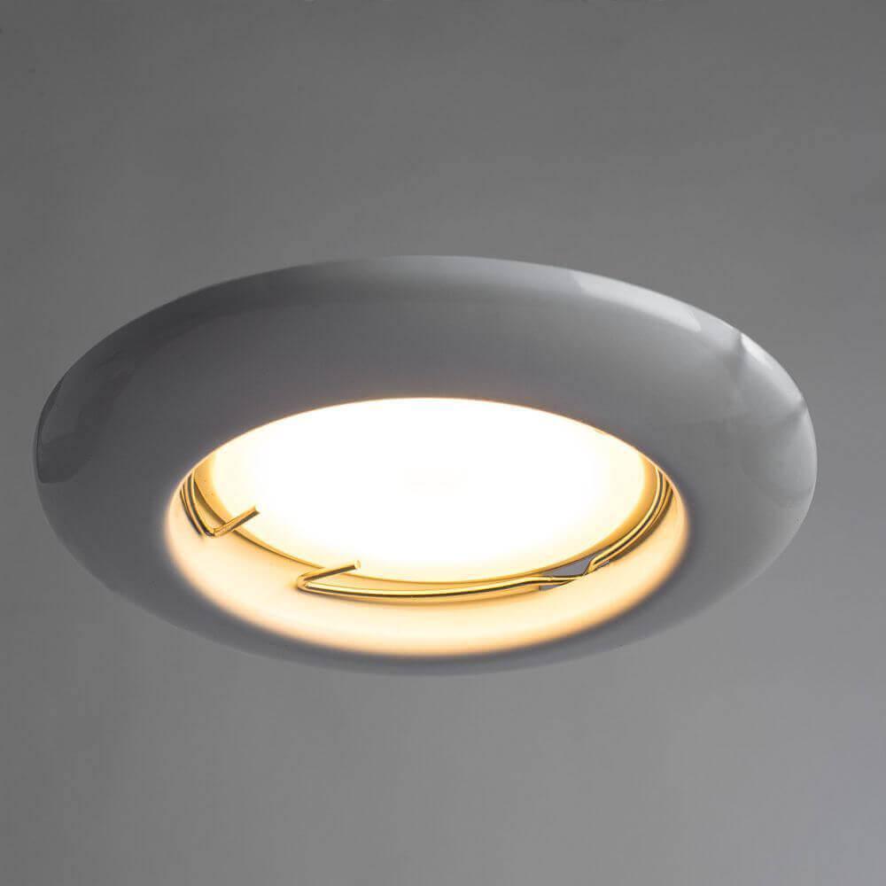 фото встраиваемый светильник arte lamp praktisch a1203pl-1wh | 220svet.ru