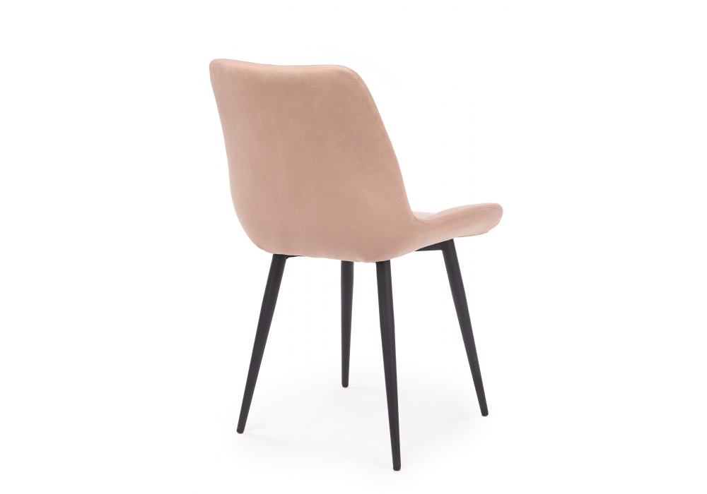 фото стул вращающийся на металлокаркасе woodville челси 360 к бежевый (zd 210) / черный 632480 | 220svet.ru