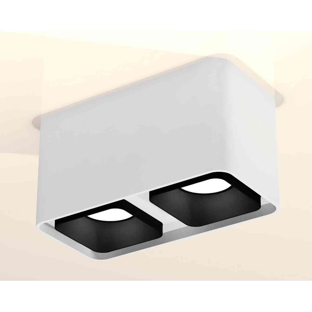 фото комплект накладного светильника ambrella light techno spot xs7850002 swh/sbk белый песок/черный песок (c7850, n7702) | 220svet.ru