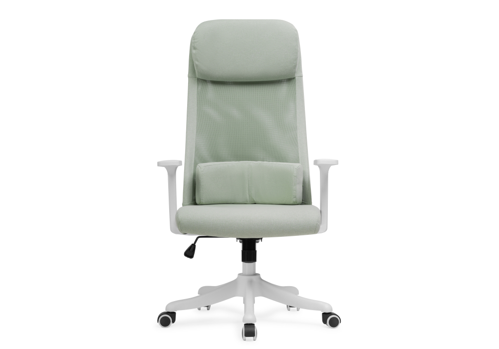 фото компьютерное кресло woodville salta light green / white 15396 | 220svet.ru