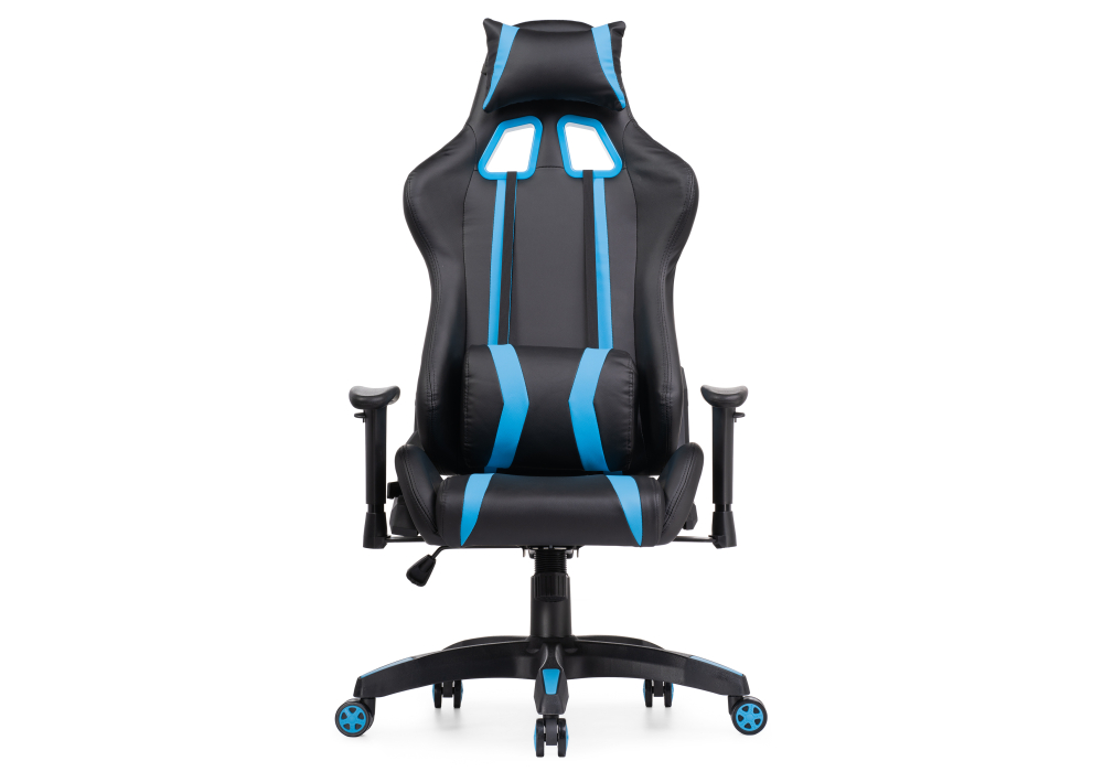 фото компьютерное кресло woodville blok light blue / black 15137 | 220svet.ru