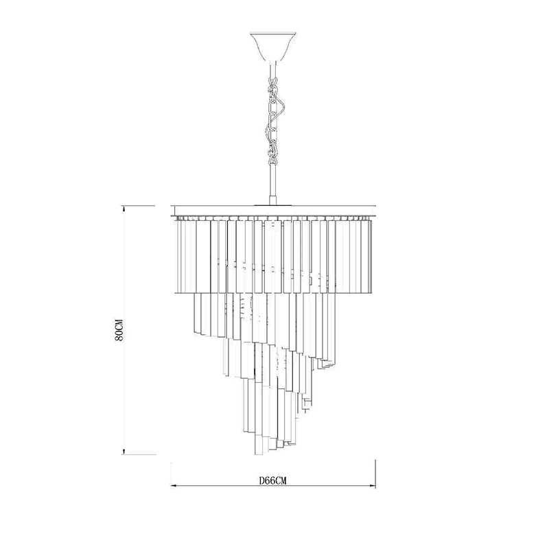 фото люстра helix black/clear | 220svet.ru