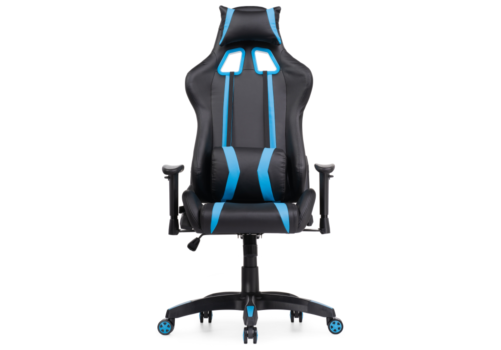 фото компьютерное кресло woodville blok light blue / black 15137 | 220svet.ru